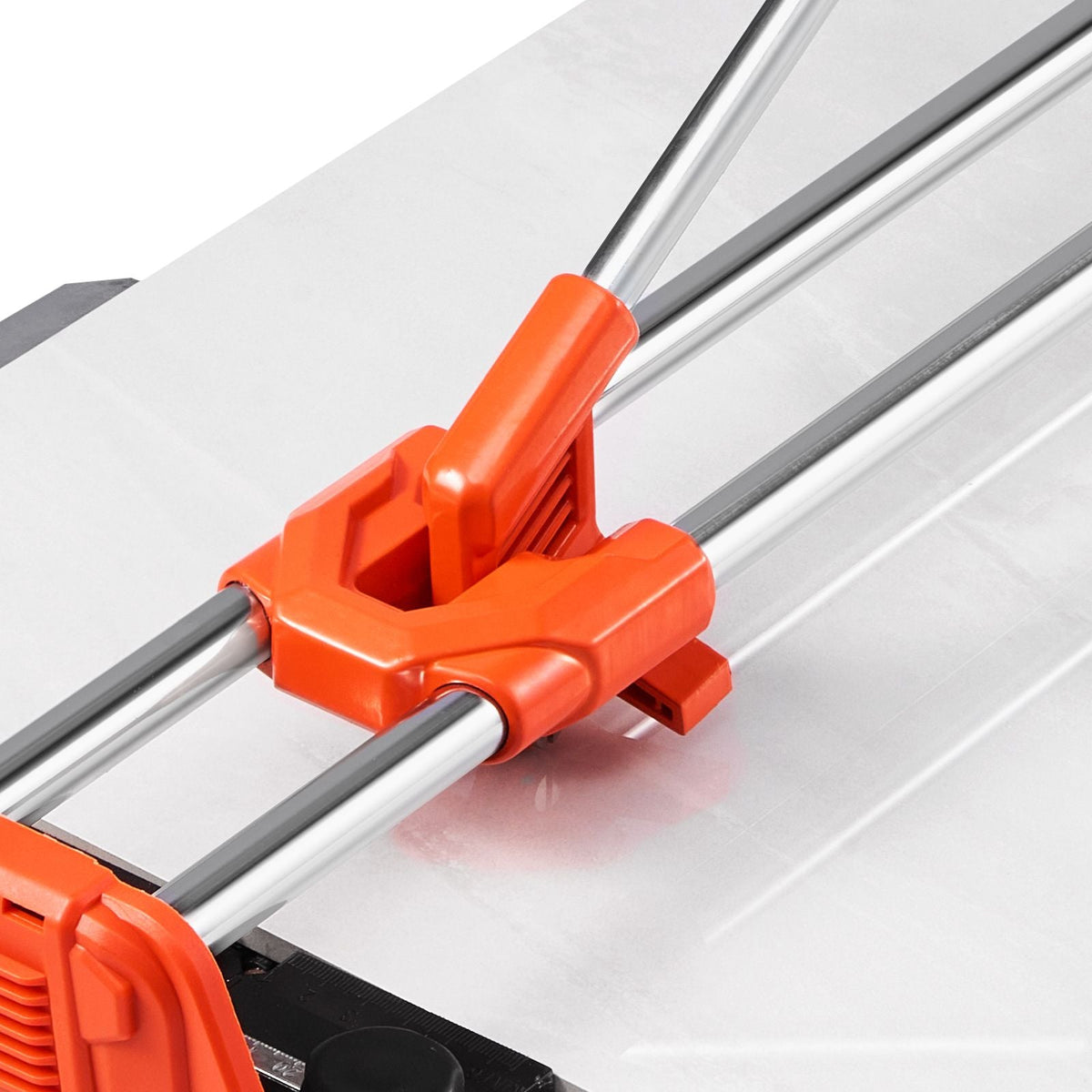 17-Inch Manual Tile Cutter for Wall & Polished Tiles,Double Rails for Precise Cutting, Tungsten Carbide Wheel,Non-Slip Handle,Anti-Displacement Pressure Rod,Precise Cuts for Pros & Beginners