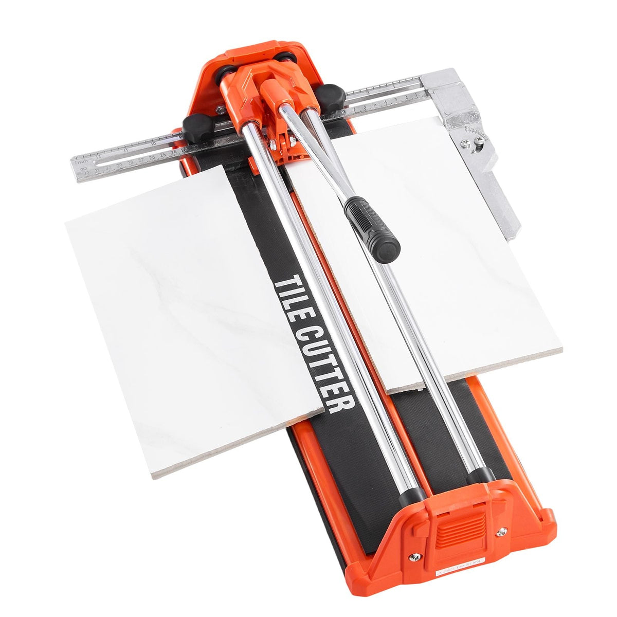 17-Inch Manual Tile Cutter for Wall & Polished Tiles,Double Rails for Precise Cutting, Tungsten Carbide Wheel,Non-Slip Handle,Anti-Displacement Pressure Rod,Precise Cuts for Pros & Beginners