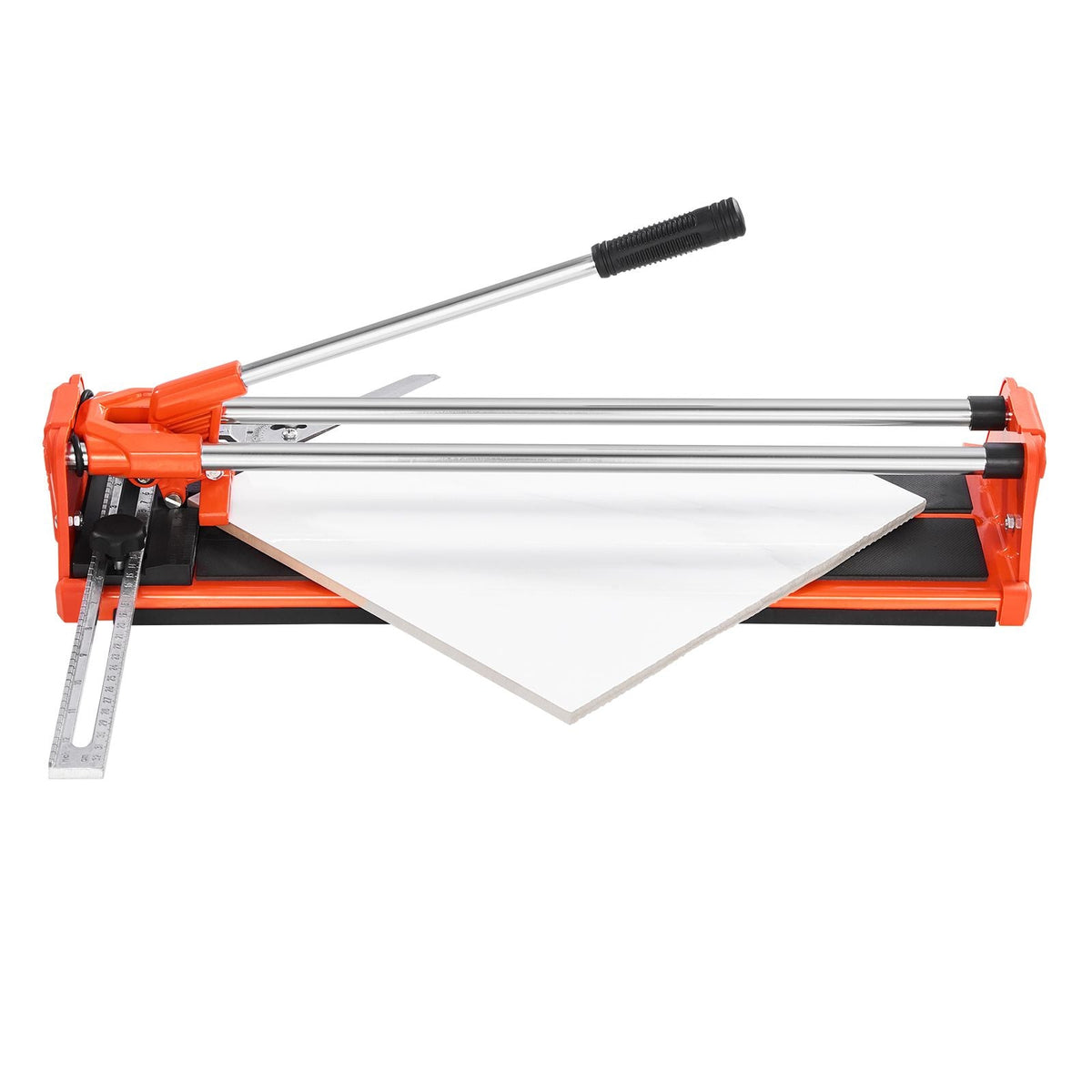 17-Inch Manual Tile Cutter for Wall & Polished Tiles,Double Rails for Precise Cutting, Tungsten Carbide Wheel,Non-Slip Handle,Anti-Displacement Pressure Rod,Precise Cuts for Pros & Beginners