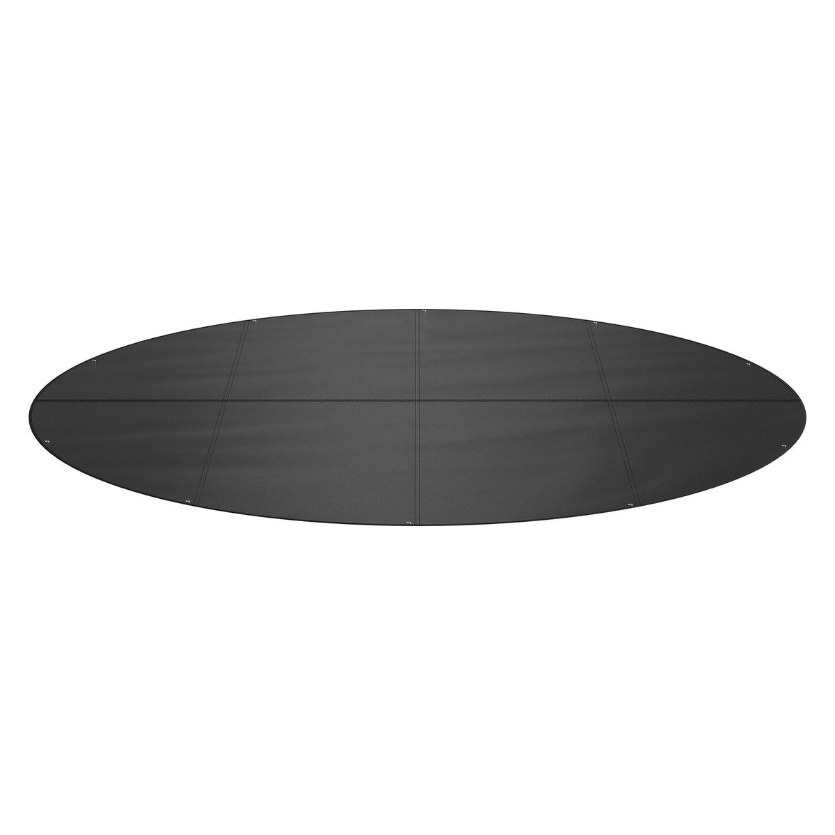 18 Ft Round Pool Cover, Solar Covers for Above Ground Pools, Safety Pool Cover with Drawstring Design, 420D Oxford Fabric Winter Pool Cover, Waterproof and Dustproof, Black