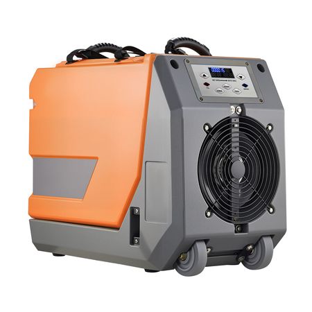 180 Pints Commercial Dehumidifier with Pump/Drain Hoses, Portable Crawl Space Dehumidifiers for Basement Storage Room Industrial Grade, Auto Defrost, Heavy-duty LLDPE,Foldable Handle