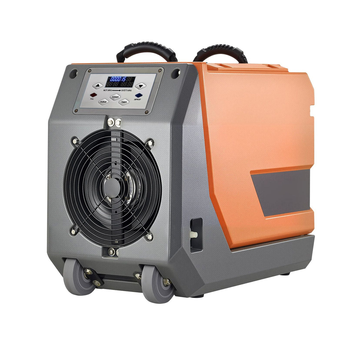 180 Pints Commercial Dehumidifier with Pump/Drain Hoses, Portable Crawl Space Dehumidifiers for Basement Storage Room Industrial Grade, Auto Defrost, Heavy-duty LLDPE,Foldable Handle