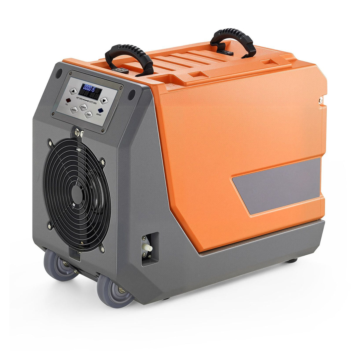 180 Pints Commercial Dehumidifier with Pump/Drain Hoses, Portable Crawl Space Dehumidifiers for Basement Storage Room Industrial Grade, Auto Defrost, Heavy-duty LLDPE,Foldable Handle