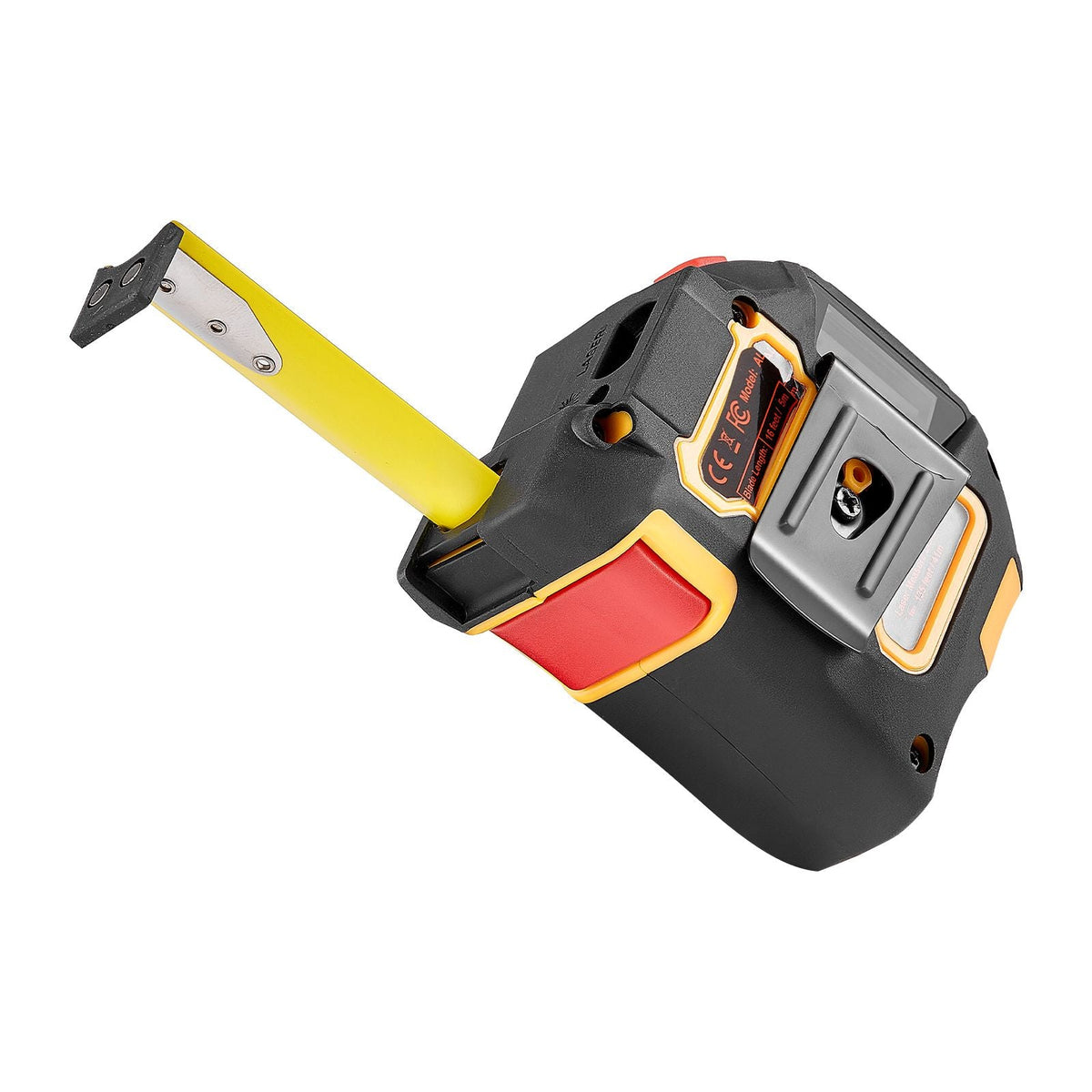 2-in-1 Laser Tape Measure, 135Ft Rechargeable Laser Measurement Tool & 16Ft Measuring Tape with Magnetic, 4 Modes-Length, Area, Volume, Continuous,ft/in/m/ft+in Unit,for Outdoor,Decoration