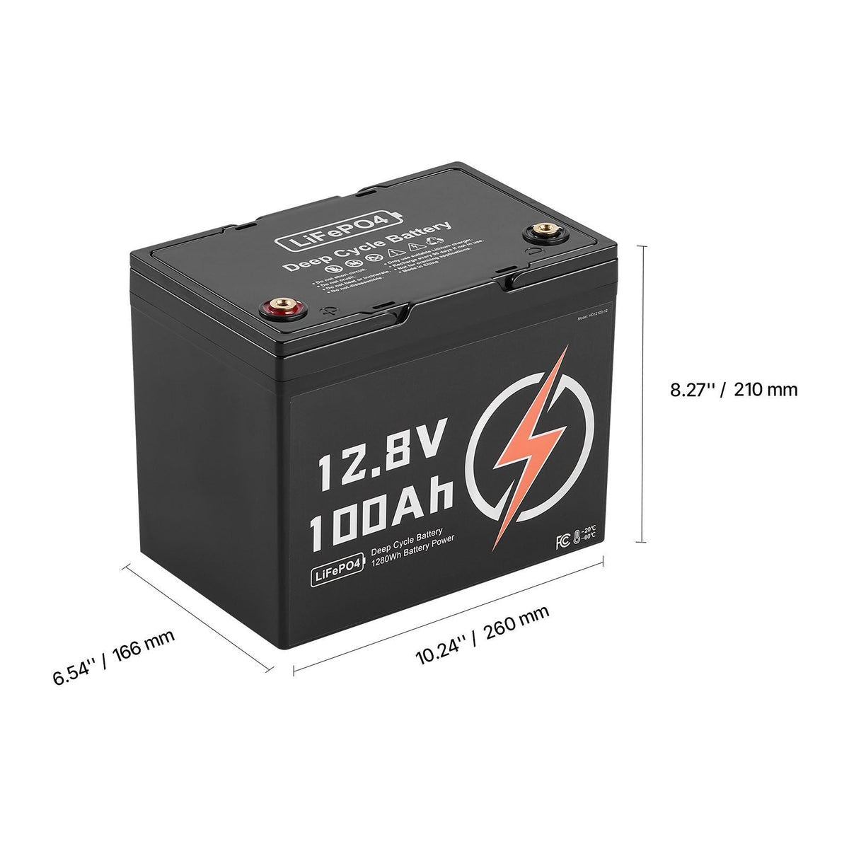 2 Pack 12V 100Ah LiFePO4 Battery, Up to 15000 Cycles, Deep Cycle Lithium Iron Phosphate Battery with Built-in BMS, Low Temp Protection, 10 Years Lifetime, for Solar Off-Grid Home Energy Storage