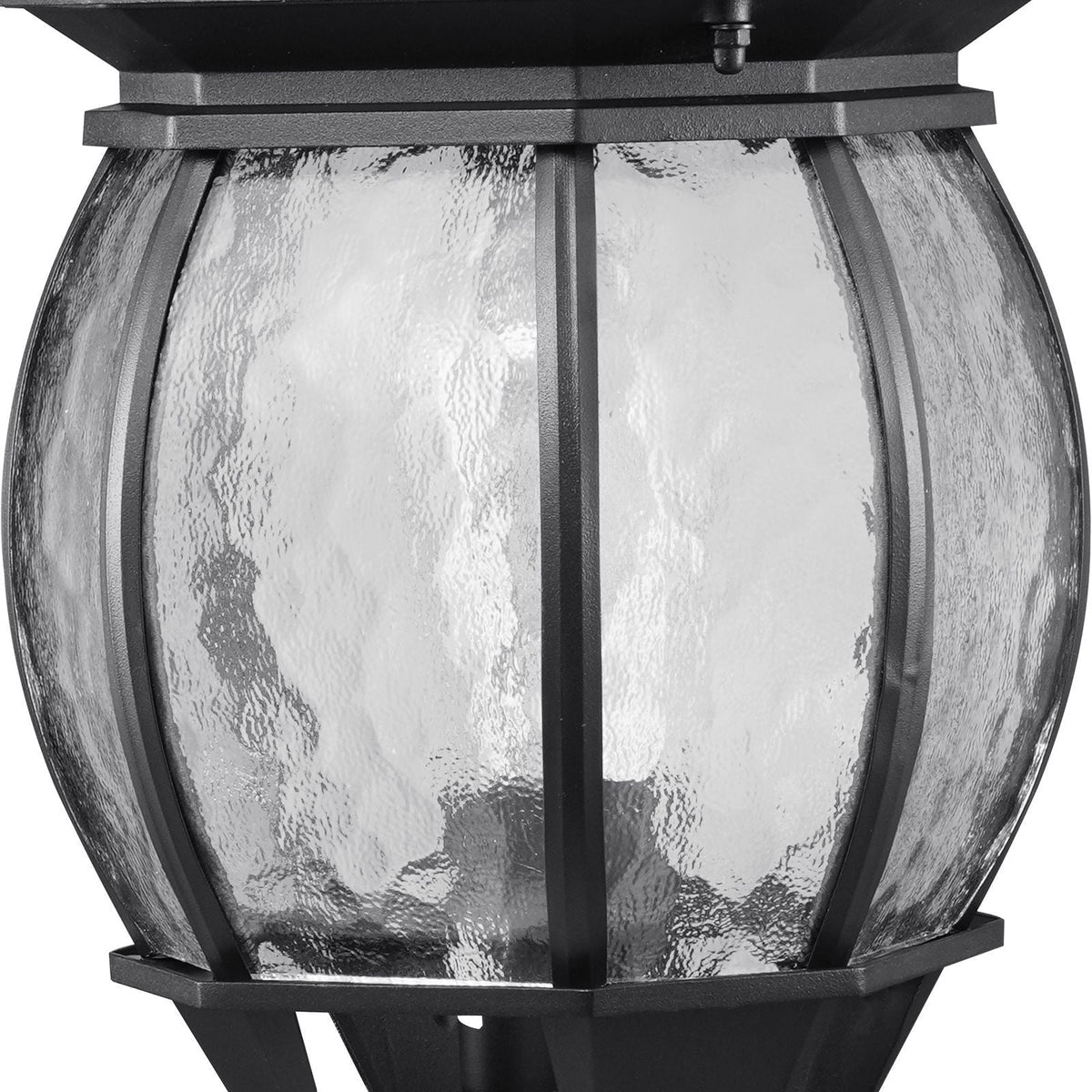 2 Pack Dusk to Dawn Outdoor Post Light, 20.87 in, Waterproof Lamp Post Light Fixtures with 5.5 in Pier Mount Base Glass Shade, Lightning-proof Exterior Pole Column Light for Patio Garden Pathway