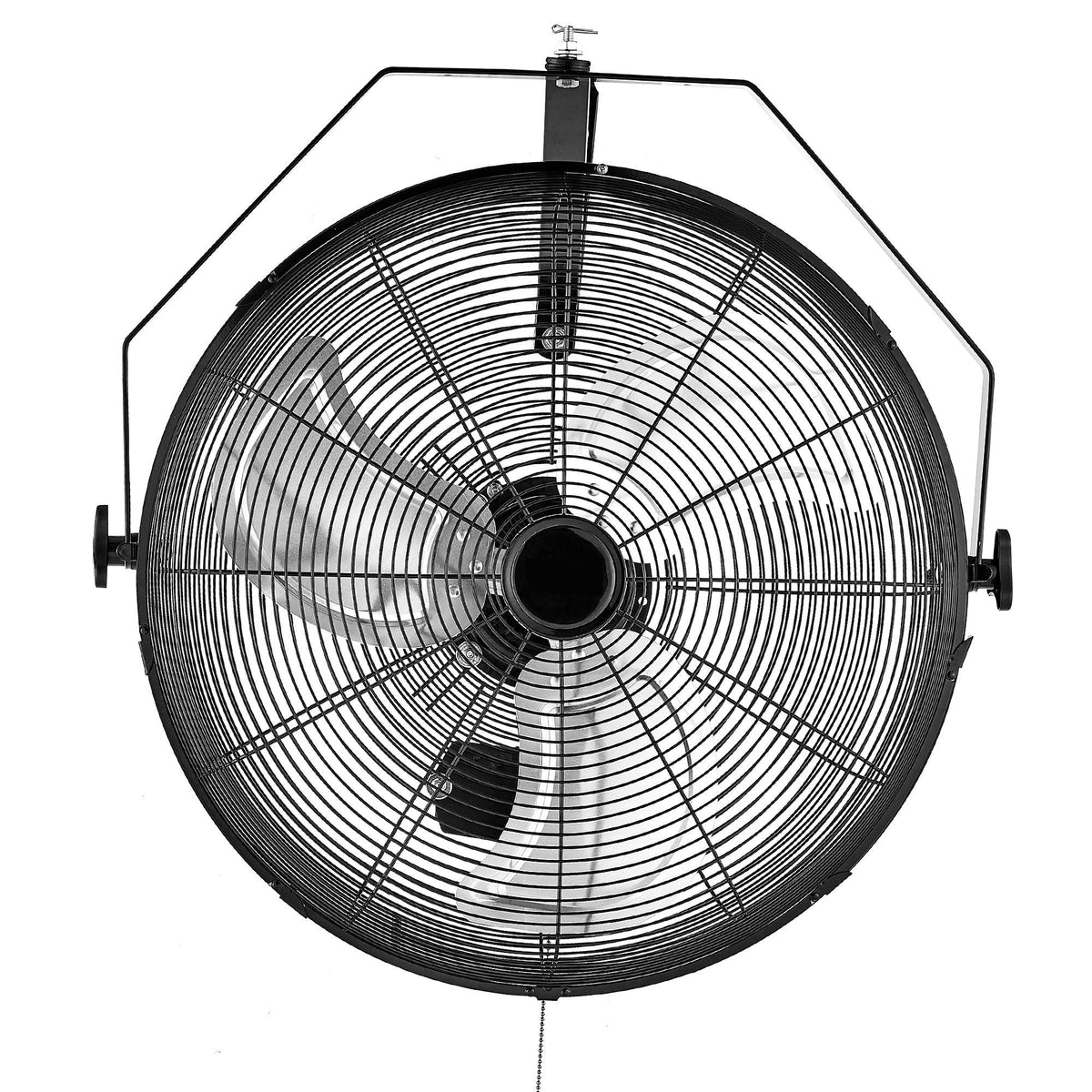 20 Inch Industrial Wall Mount Fan, High Velocity 4650 CFM Indoor Fan with 3 Speeds, Powerful Motor Garage Wall Fan with Aluminum Blades for Workshop, Warehouse, Greenhouse, Commercial