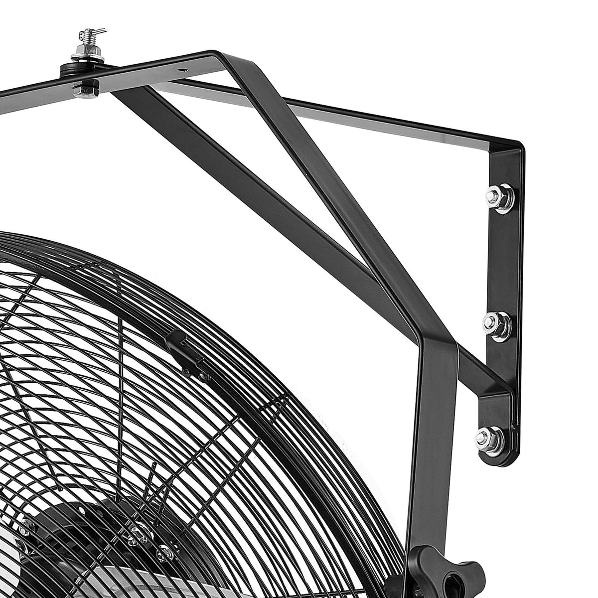 20 Inch Industrial Wall Mount Fan, High Velocity 4650 CFM Indoor Fan with 3 Speeds, Powerful Motor Garage Wall Fan with Aluminum Blades for Workshop, Warehouse, Greenhouse, Commercial