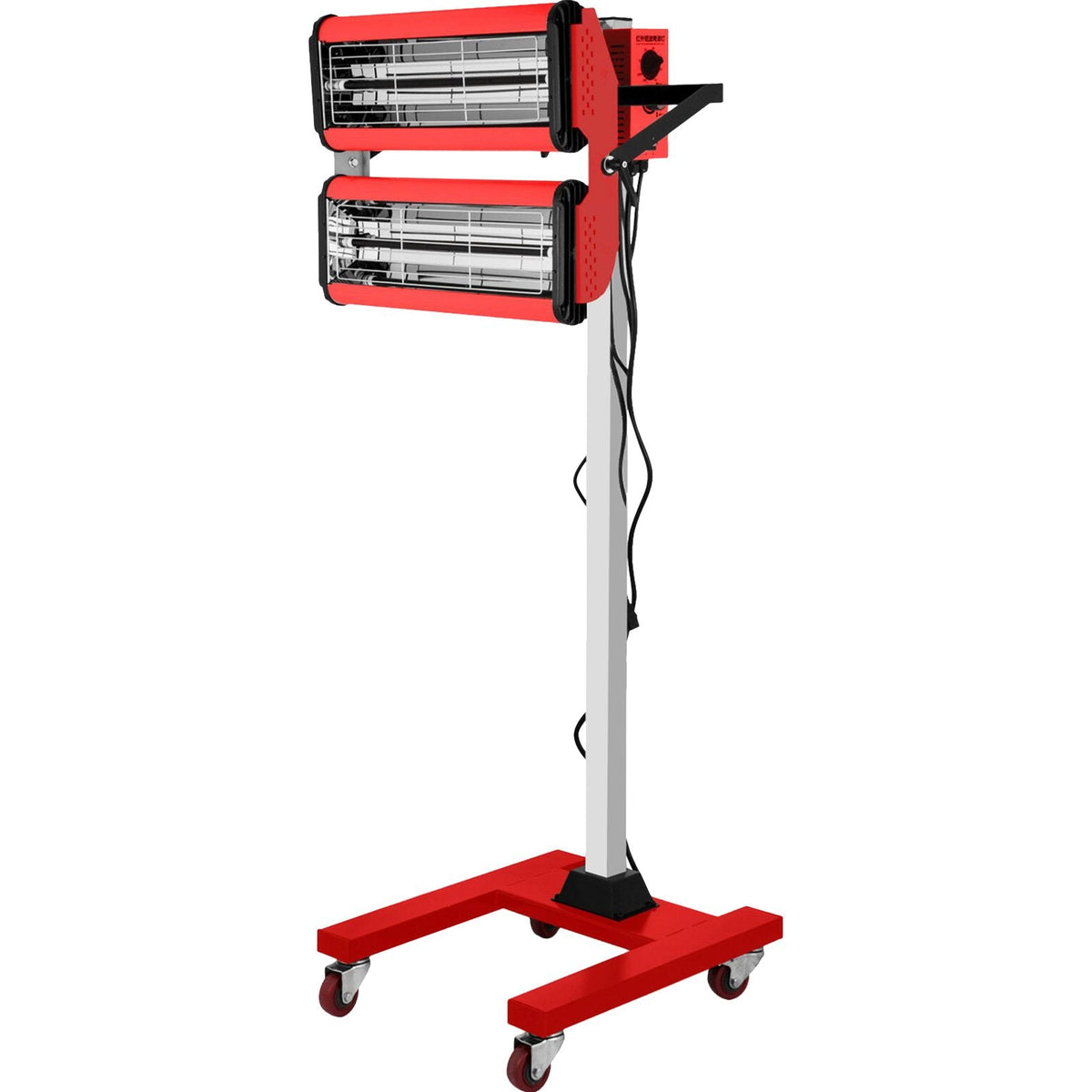 2000W Baking Infrared Paint Curing Lamp Short Wave Infrared Heater Car Bodywork Repair Paint Dryer/Stand