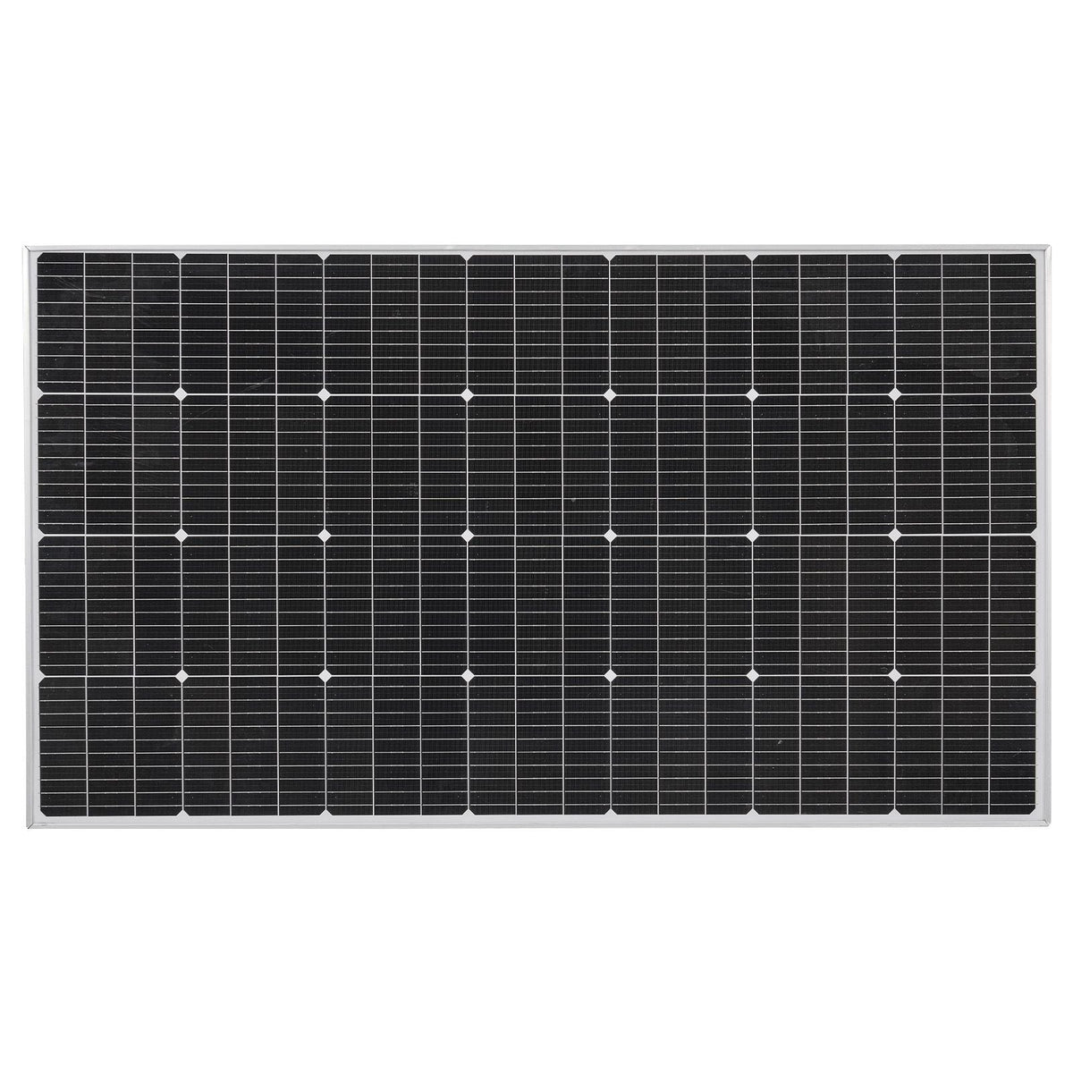 200W Monocrystalline Solar Panel, 23% High-Efficiency Mono PV Module with Stable MC4 Output & Aluminum Frame, IP65 Waterproof Solar Panel for Car Boat RV Flat Rooftop Off-Grid Applications