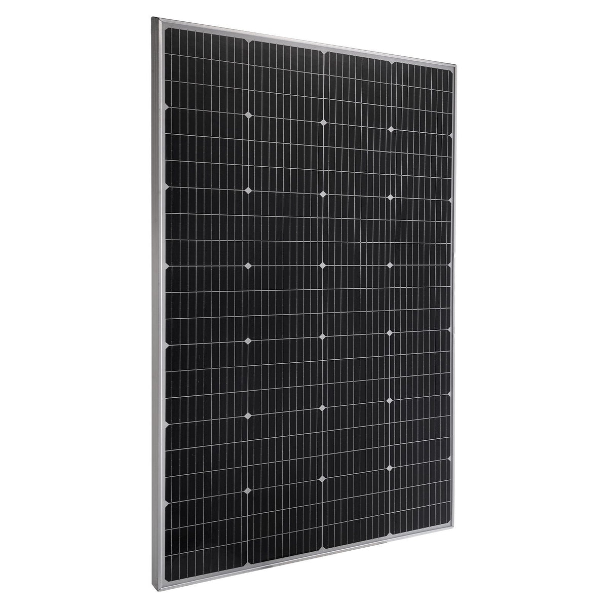 200W Monocrystalline Solar Panel, 23% High-Efficiency Mono PV Module with Stable MC4 Output & Aluminum Frame, IP65 Waterproof Solar Panel for Car Boat RV Flat Rooftop Off-Grid Applications