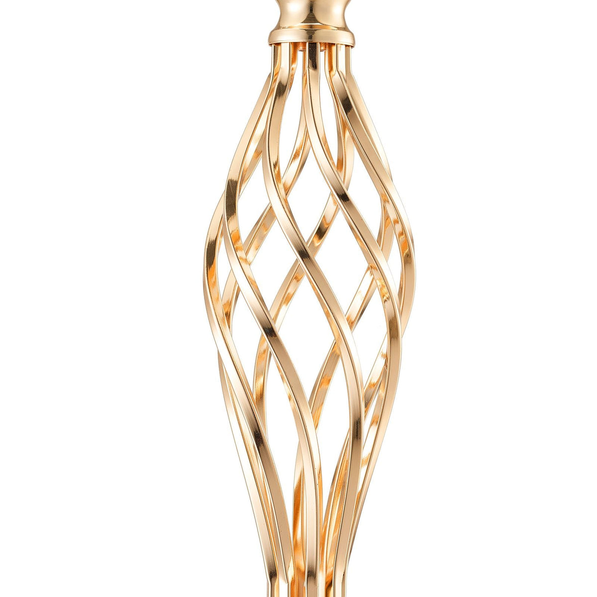 20PCS 43cm/16.9' Tall Crystal Wedding Flower Stand, Metal Wedding Centerpiece Vase, Gold Flower Holders Floral Display Rack for Tables Wedding Dinner Party, Ceremony Birthday Event Decor