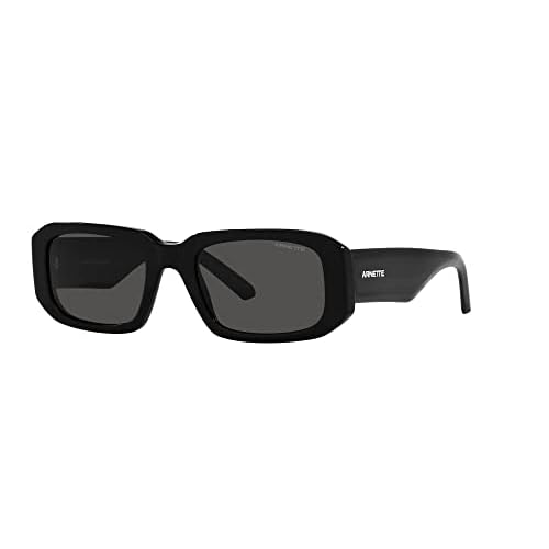 ARNETTE Man Sunglasses Black Frame, Dark Grey Lenses, 53MM