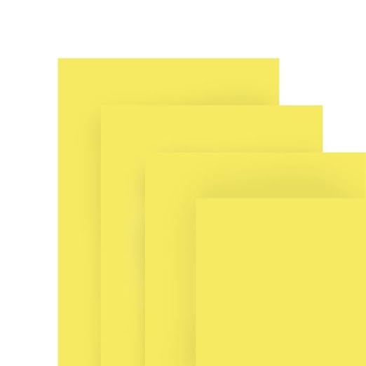 School Smart 085543 Folding Bristol Tagboard,Yellow, 12" W x 18" L (Pack of 100)