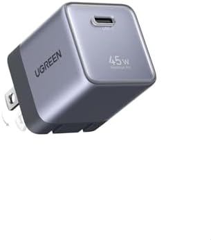 UGREEN 45W USB C Charger Bundle with 3.3FT 100W USB C Cable Mini Fast Charger Block for iPhone 16/15 Galaxy S25/S24 iPad MacBook Air Compact PD PPS Wall Charger