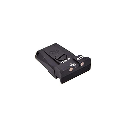Beretta Adjustable White Dot Configuration Rear Sight Compatible with All 92/96 Combat Series