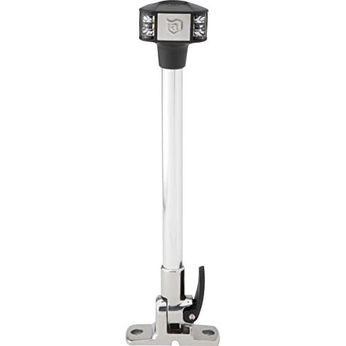 attwood 7812-S-7 Lightarmor Folding 12-Inch LED 3 Nautical Mile Masthead/Anchor Light, Silver