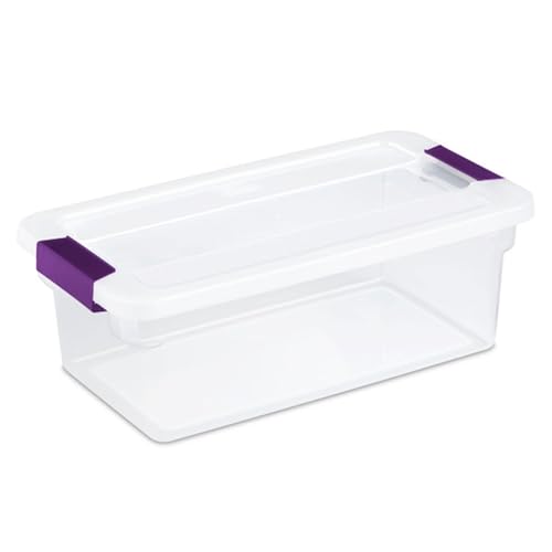 Sterilite 36-Pack ClearView Latch Box, Stackable Storage Organizer Bins for Home, 6 Quart - size: 36 Pack, style: 6 Quart
