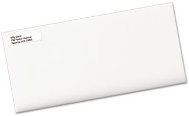 Avery Printable Return Address Labels with Sure Feed, 0.5" x 1.75", White, 2,000 Blank Mailing Labels (05267)
