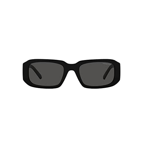ARNETTE Man Sunglasses Black Frame, Dark Grey Lenses, 53MM