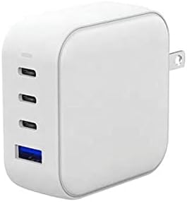 BoxWave Charger Compatible with Plantronics Explorer 55 - PD miniCube (100W) 100W 3 PD Port Wall Charger International - Winter White
