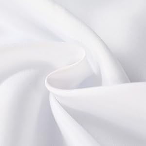 6 Pack White Round Tablecloths 70 Inches Table Cloth Stain and Wrinkle Resistant Washable Polyester Table Cover Fabric for Party, Wedding,Dining,and Banquet Decoration