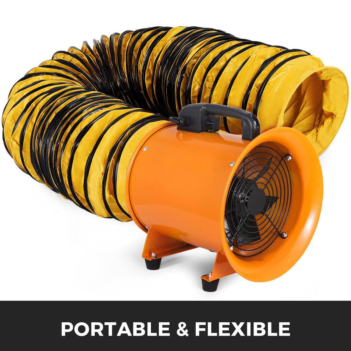 25ft Ducting Hose PVC Flexible Duct Hosing for 12inch Utility Blower, with Bag