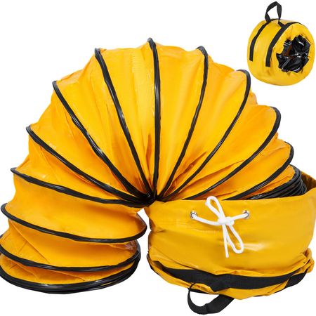 25ft Ducting Hose PVC Flexible Duct Hosing for 12inch Utility Blower, with Bag