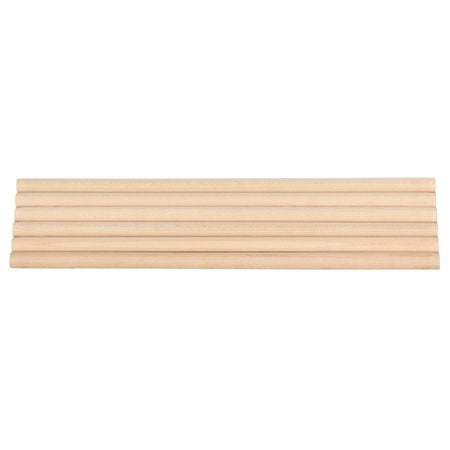 25Pcs Wooden Dowel Rods 1/2 x 12 Inch Natural Birch Wood Sticks Dowels, Unfinished Hardwood Sticks for Craft and DIY Projects, One-Piece Cutting & Smooth Surface & Easy to Color and Paint