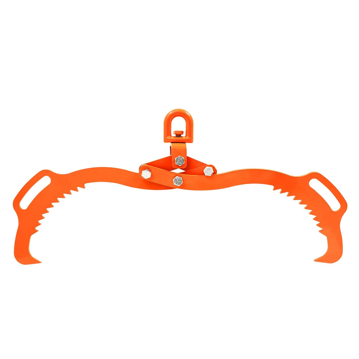 28in Log Lifting Tongs, 2-Claw Log Tongs, Heavy Duty Steel Log Grapple, 1100LBS Lifting Capacity, Swivel Log Graper Timber, Eagle Claw Design, Log Skidding Tongs for Trucks, Tractors, Forklifts