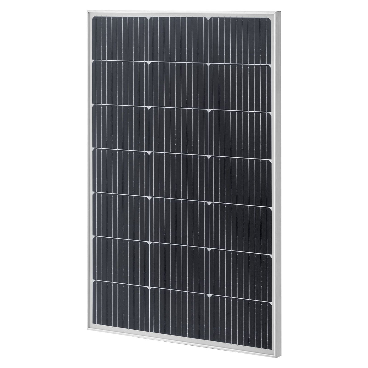 2PCS 100W Monocrystalline Solar Panels, 23% High-Efficiency Mono PV Module with Stable MC4 Output & Aluminum Frame, IP65 Waterproof Solar Panel for Car Boat RV Flat Rooftop Off-Grid Applications