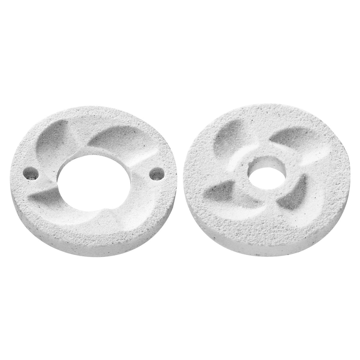2PCS Grinding Sheets for Electric Grain Mill Grinder, Marble Dry & Wet Grinding Discs, Replacement Grinding Plates Compatible with GM-002 Corn Spice Mill Grinder