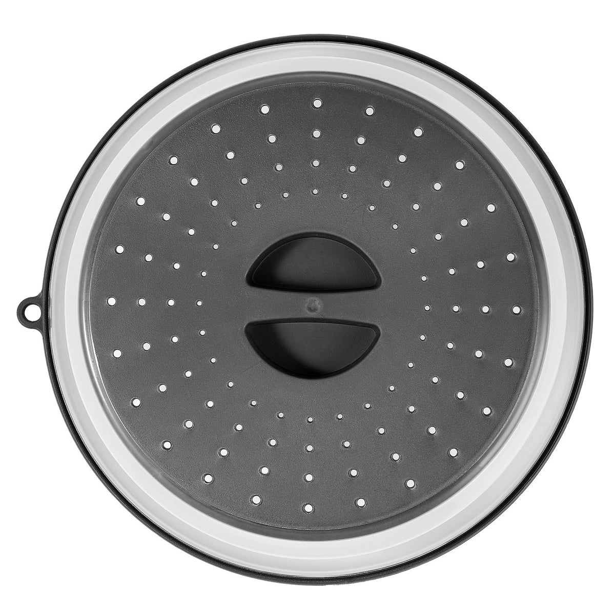 2PCS Microwave Splatter Covers, 10.4" Collapsible Microwave Lid for Food, 300 Fahrenheit Heat-Resistant PP Splatter Guard for Plate Dish, Multi-Use Kitchen Colander Gadget