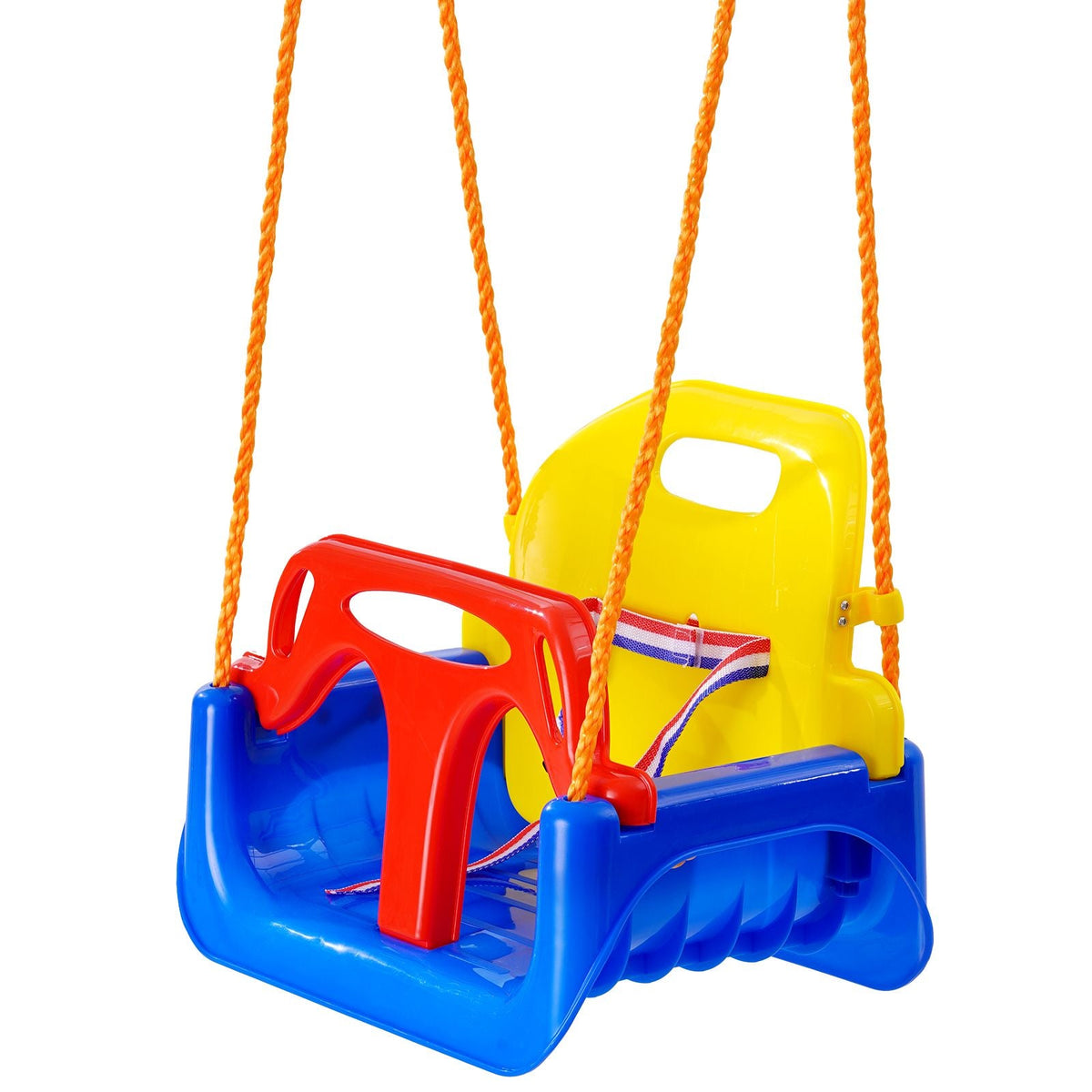 3-in-1 Toddler Swing Seat, 200 lbs Weight Capacity Baby Swing Seat, with Adjustable Ropes and Snap Hooks, Snug & Secure Detachable Infants to Teens Kids Swing Seat, for Outdoor and Indoor