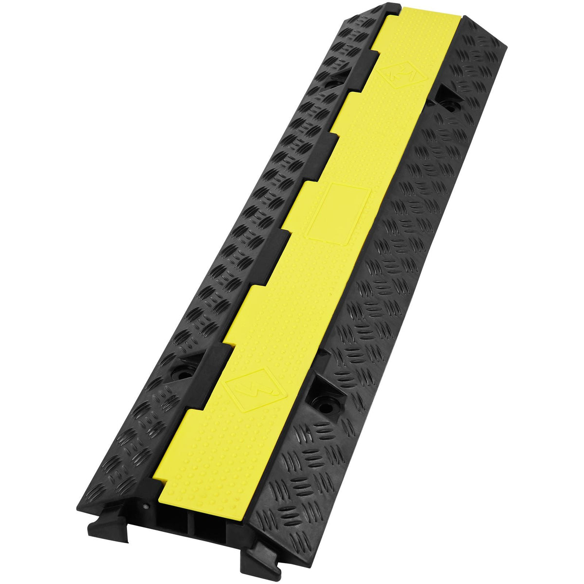 3 PCs Cable Protector Ramp 2 Channel 12000 lbs Load Wire Cable Cover Ramp