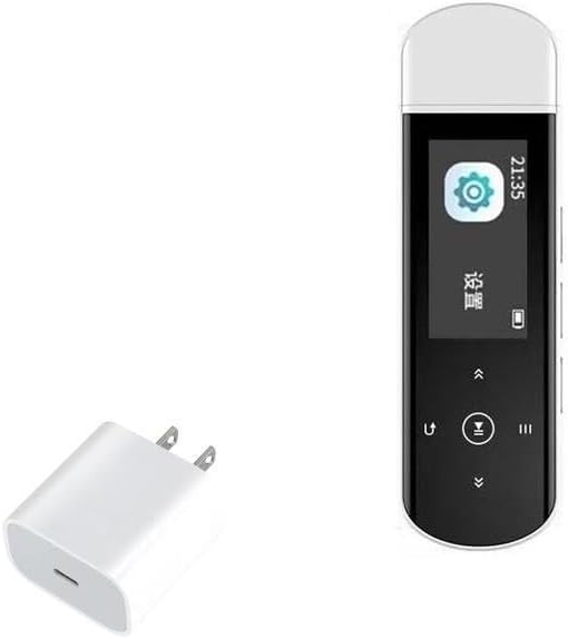 BoxWave Charger Compatible with RUIZU X69 - PD GAN miniCube (30W) 30W Tiny PD GAN Type-C Wall Charger - Winter White