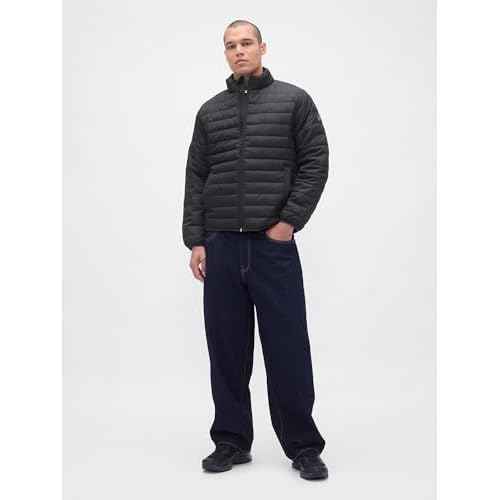 GAP mens Logo Lightweight Puffer Jacket