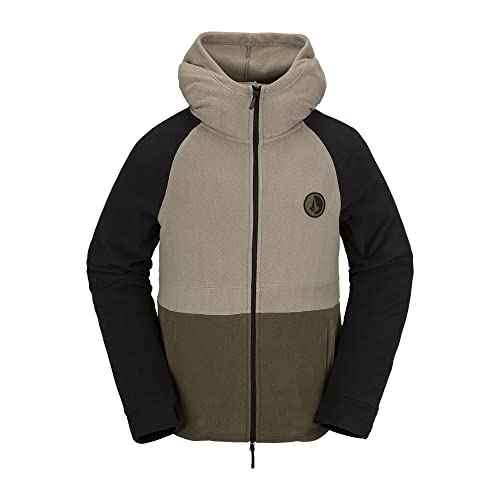 Volcom Men's V-Science Zip Hooded Snowboard Fleece Sweatshirt