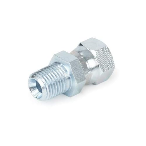 Bedford Precision 12-402 Swivel Adapter 1/4" NPT(m) x 1/4" NPS(f) - Replacement for Graco/Binks/Devilbiss 156823 41-1412 820-580