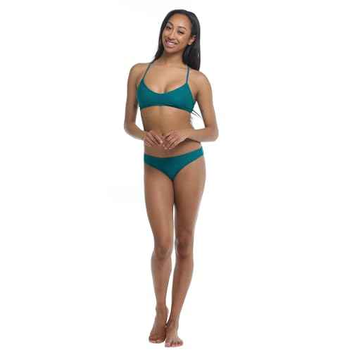 Body Glove Women's Smoothies Alani Solid Strappy Back Halter Bikini Top Swimsuit