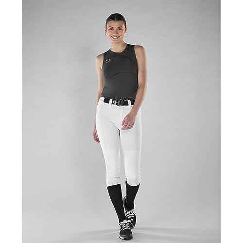 EvoShield Women's Racerback Chest Guard Sleeveless Shirt - Grey, Small