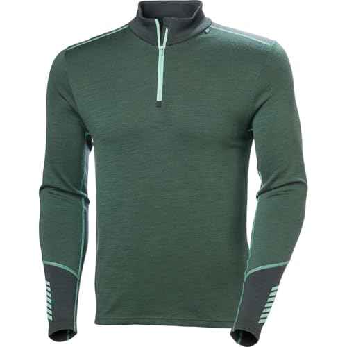 Helly-Hansen LIFA Merino Midweight Half-Zip Base Layer for Men - Performance Wicking Interior