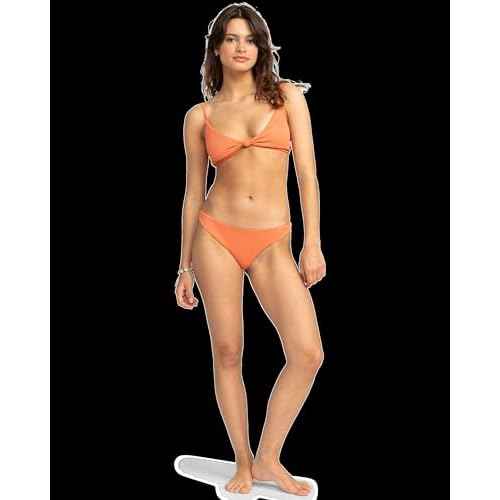 Roxy Women's Standard Ribbed Love The Surf Knotted Bikini Top