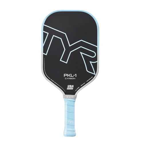 TYR PKL-1 USA Pickleball Approved Carbon 14mm Paddle with Octagonal Handle Enhanced Grip