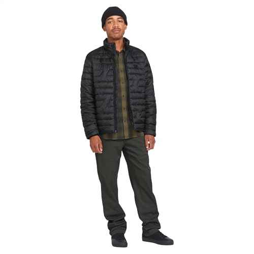 Volcom mens Weestone Puff Lightweight Mock Neck Zip Jacket