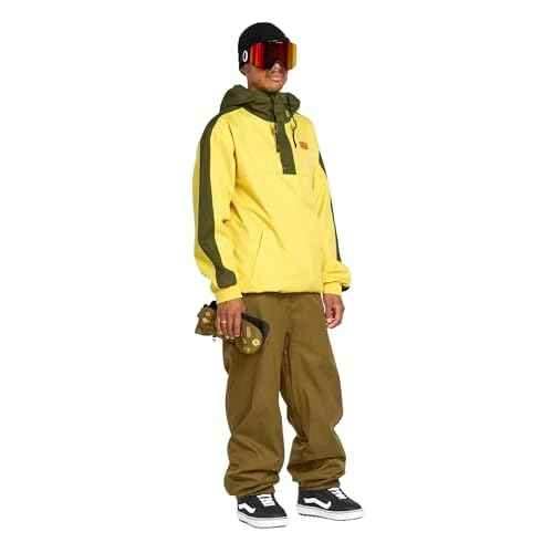 Volcom mens Arthur Longo 20k Pullover Anarok Hooded Snowboard Jacket