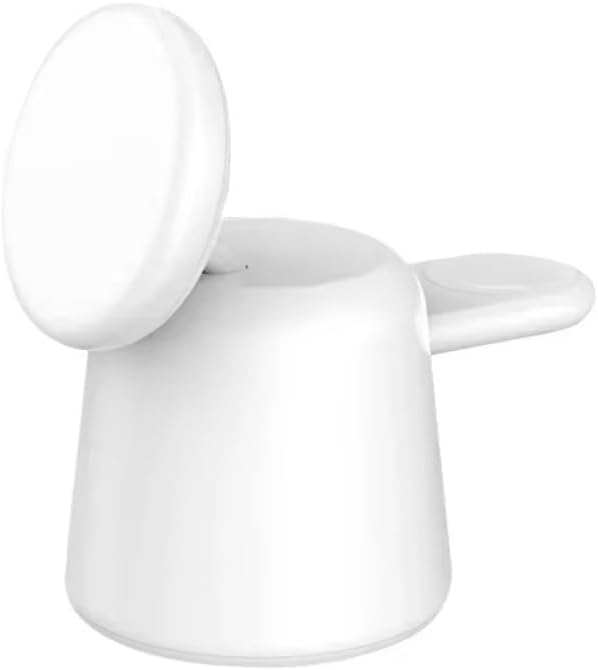 Foldable 3 in 1 Magnetic Wireless Charger Stand for iPhone 17 16 15 14 13 12 Pro Max Airpods IWatch 9 8 7 6 Fast Charging Dock Station (White)