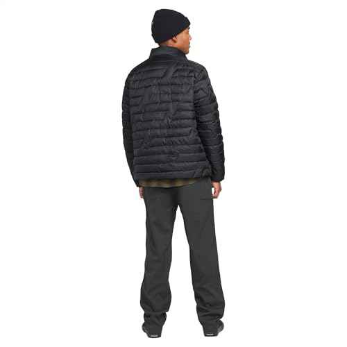 Volcom mens Weestone Puff Lightweight Mock Neck Zip Jacket