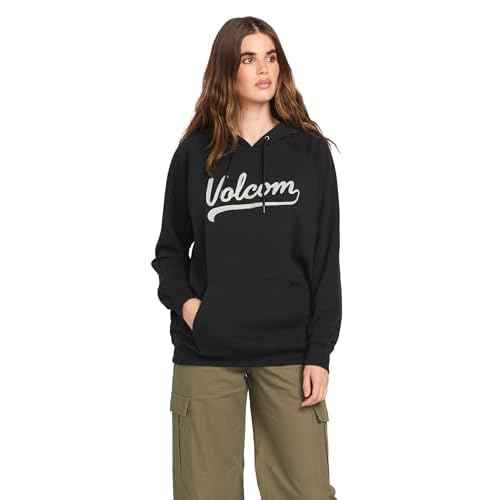 Volcom Women's Truly Stoked Ovesized Bf Hooded Fleece Sweatshirt