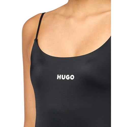 HUGO Women's Standard Pure Small Logo Swimsuit